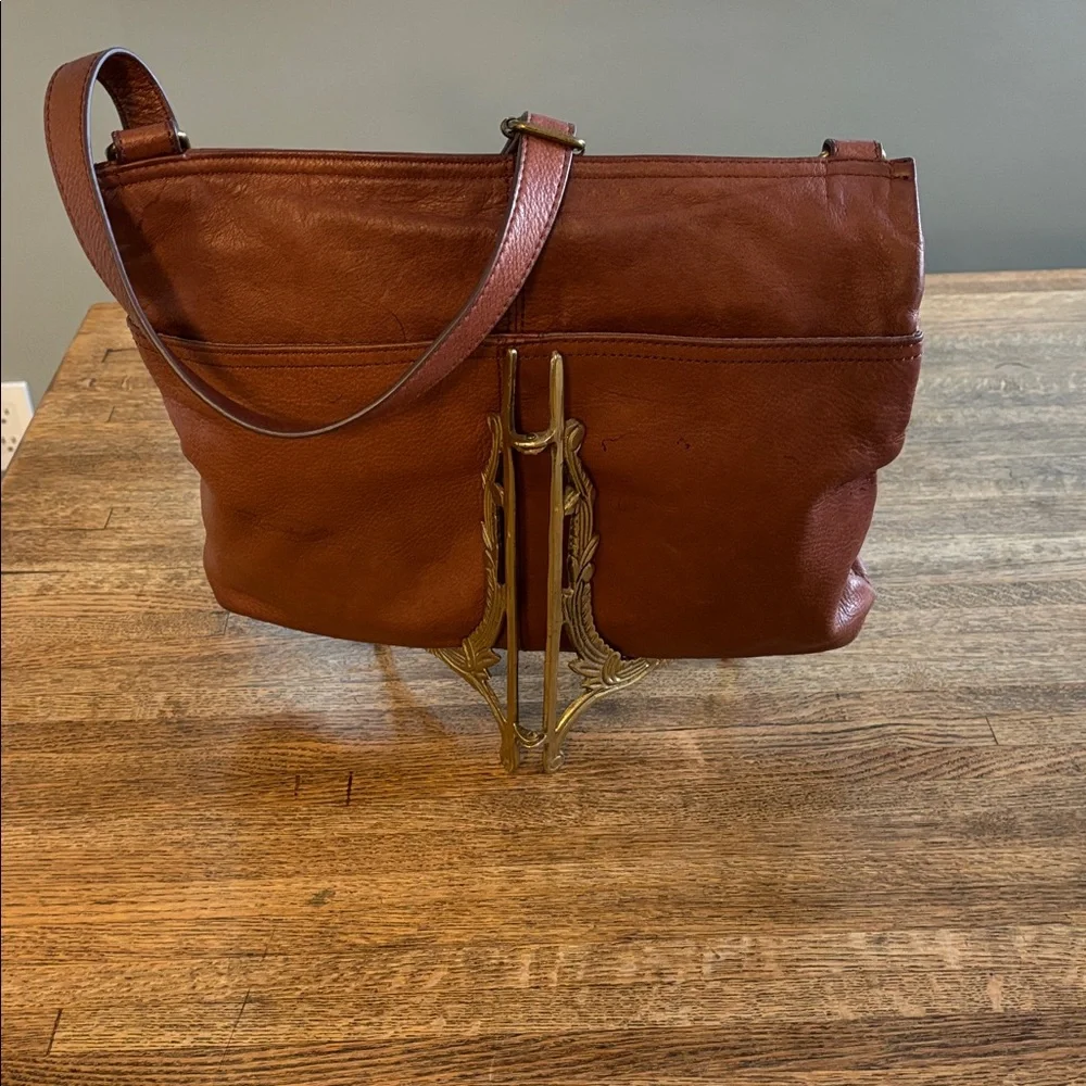 Margot Leather Crossbody in Cognac. Super Soft!